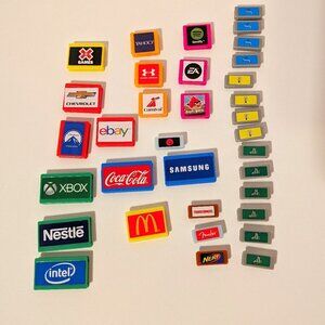 Hasbro Monopoly Empire Edition 2014 Game Billboard Brand Tiles 34 Replacement Pc